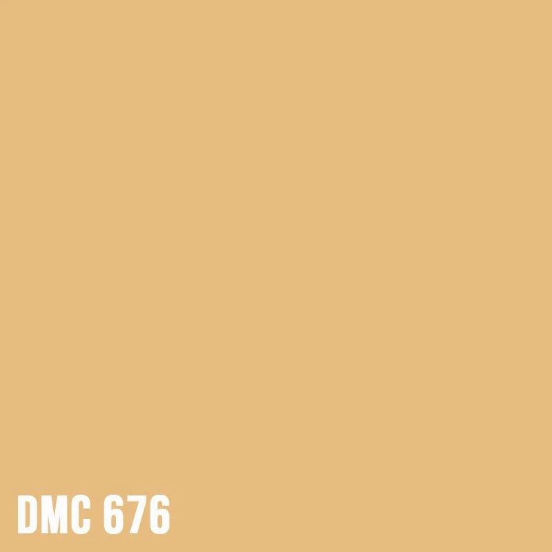 DMC 676 Old Gold - Light - eckig Diamond Painting Steine 2,5mm