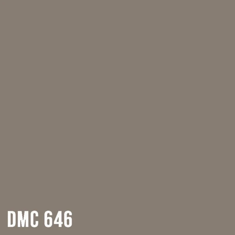 DMC 646 Beaver Grey - Dark - eckig Diamond Painting Steine 2,5mm