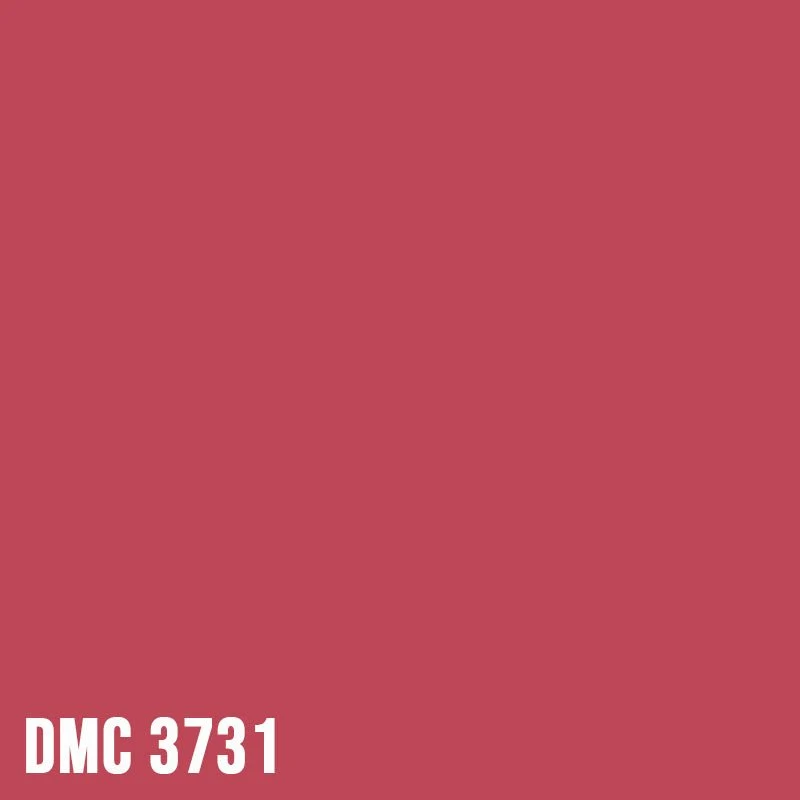 DMC 3731 Dusty Rose - Very Dark - eckig Diamond Painting Steine 2,5mm