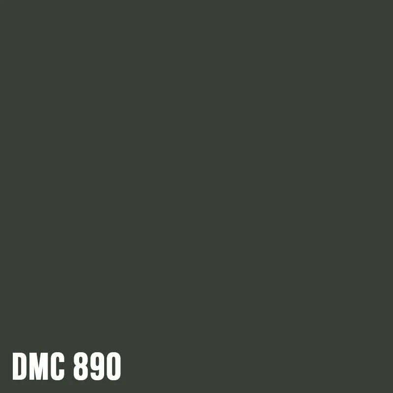 DMC 890 Pistachio Green - Ultra Dark - eckig Diamond Painting Steine 2,5mm