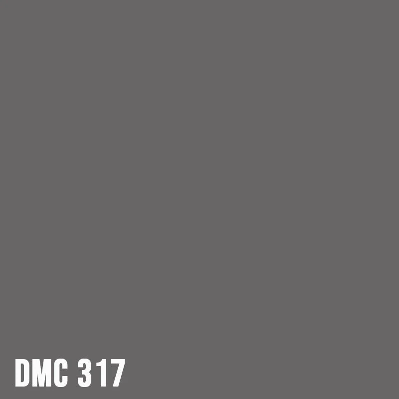 DMC 317 Pewter Grey - eckig Diamond Painting Steine 2,5mm