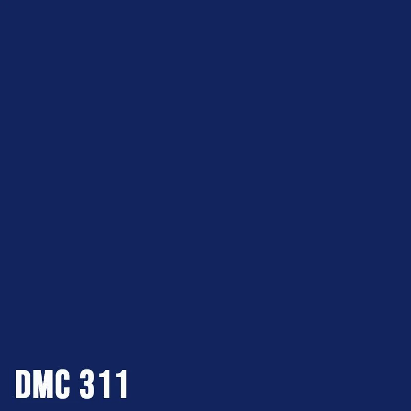 DMC 311 Navy Blue - Medium - eckig Diamond Painting Steine 2,5mm