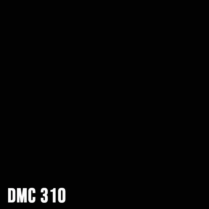 DMC 310 Black - eckig Diamond Painting Steine 2,5mm
