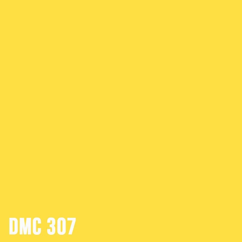 DMC 307 Lemon - eckig Diamond Painting Steine 2,5mm