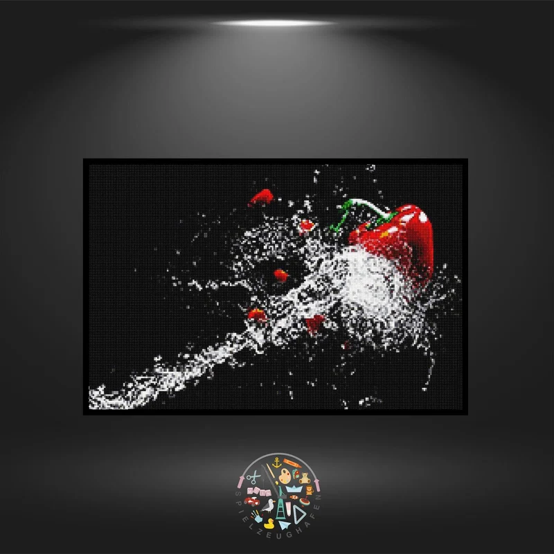 'Splashes of water' - Quadratisch