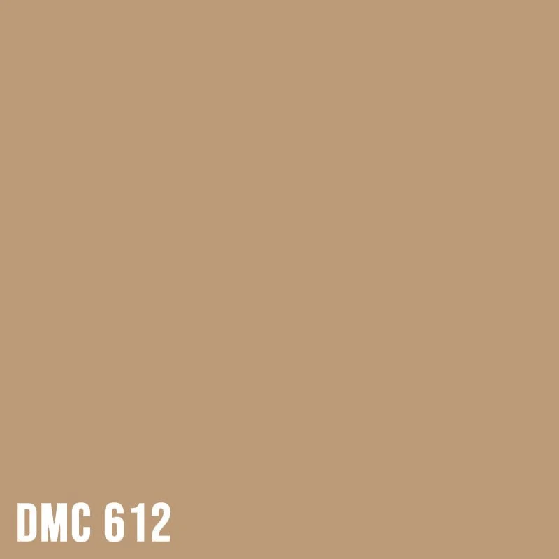 DMC 612 Drab Brown - Medium - eckig Diamond Painting Steine 2,5mm
