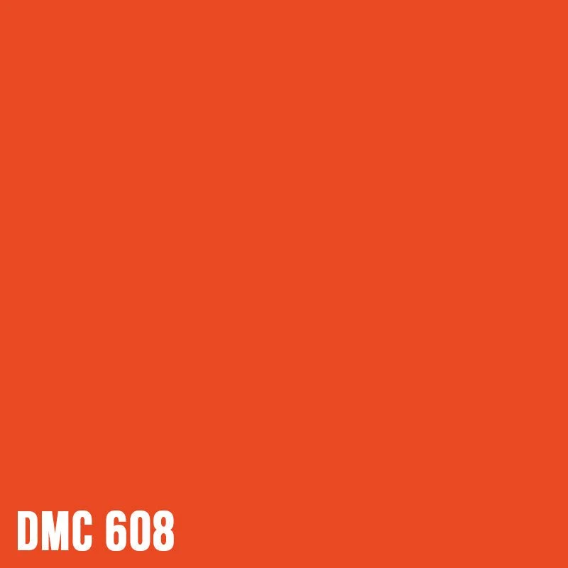 DMC 608 Bright Orange - eckig Diamond Painting Steine 2,5mm