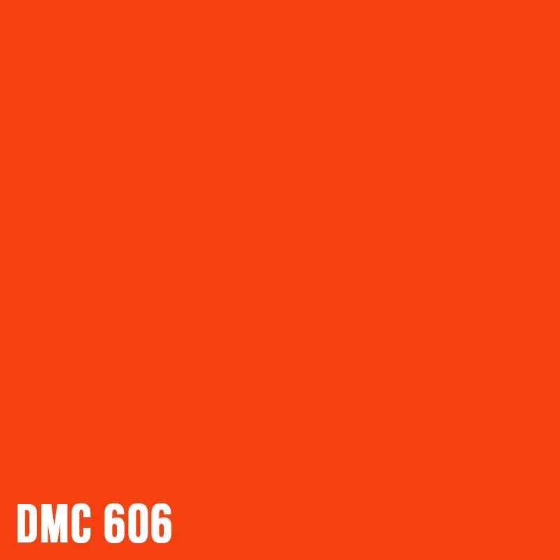 DMC 606 Bright Orange - Red - eckig Diamond Painting Steine 2,5mm