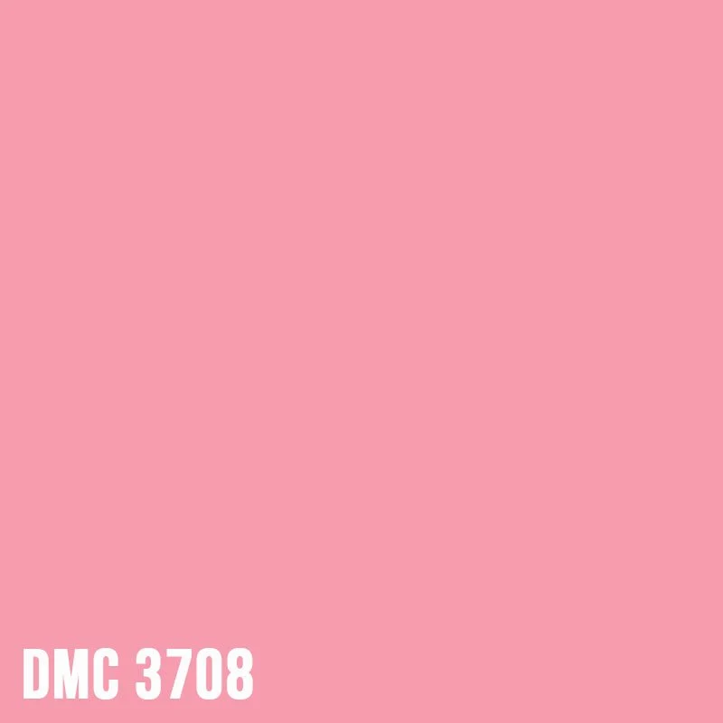 DMC 3708 Melon - Light - eckig Diamond Painting Steine 2,5mm