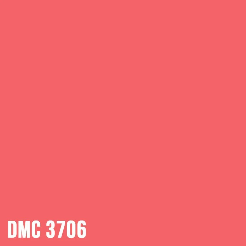 DMC 3706 Melon - Medium - eckig Diamond Painting Steine 2,5mm