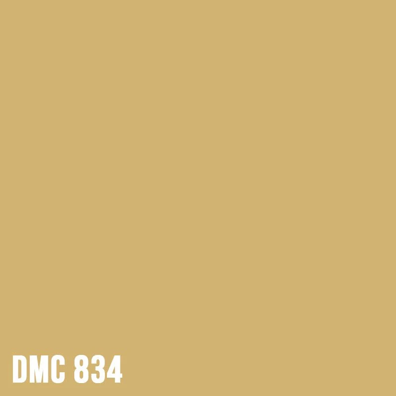 DMC 834 Golden Olive - Very Light - eckig Diamond Painting Steine 2,5mm