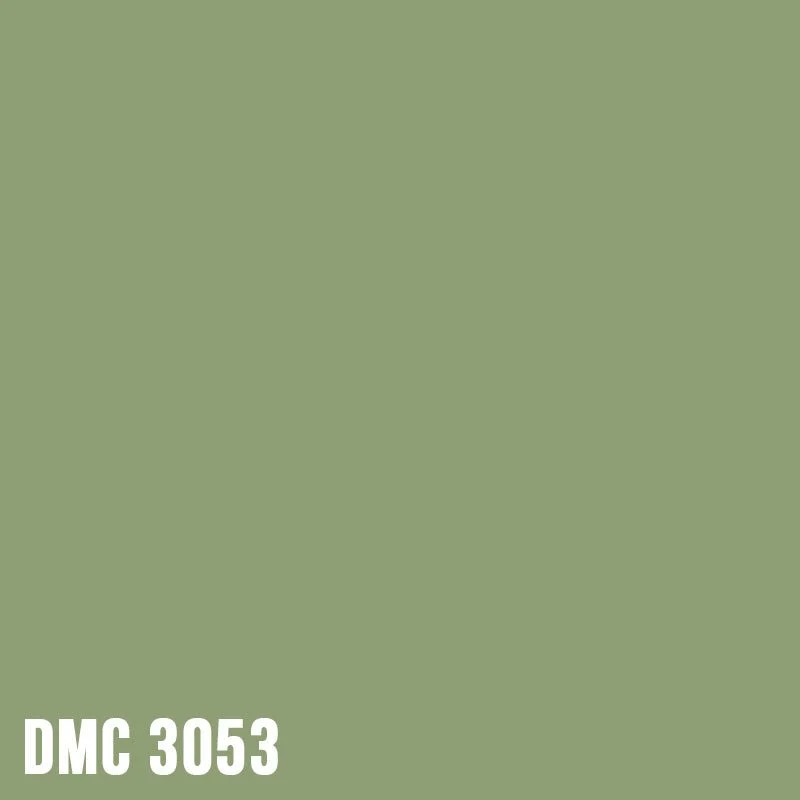 DMC 3053 Green Grey - eckig Diamond Painting Steine 2,5mm