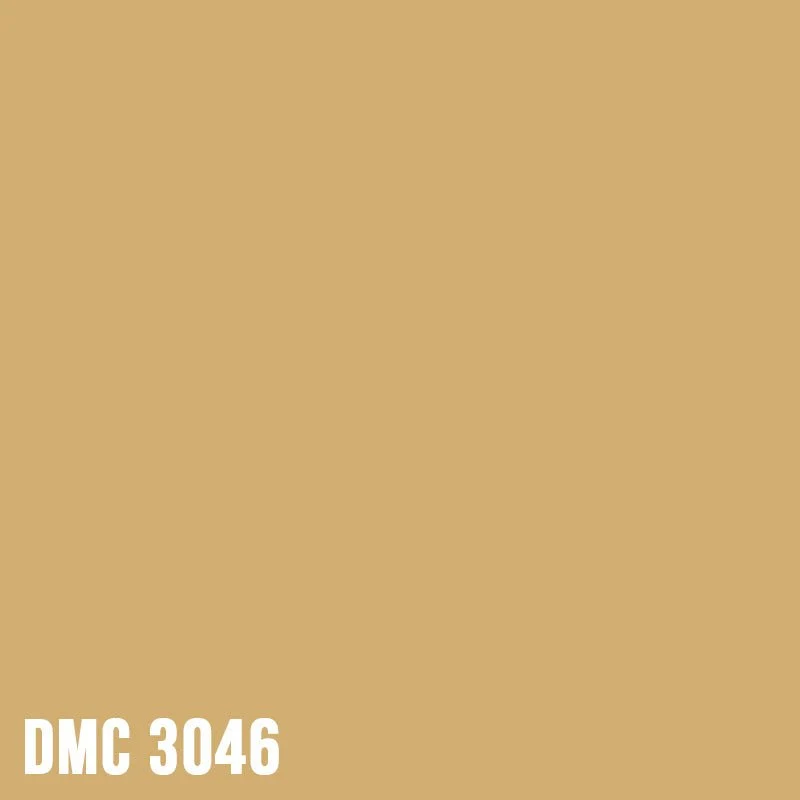 DMC 3046 Yellow Beige - Medium - eckig Diamond Painting Steine 2,5mm