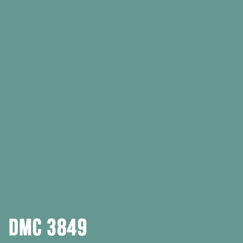 DMC 3849 Teal Green - LT - eckig Diamond Painting Steine 2,5mm