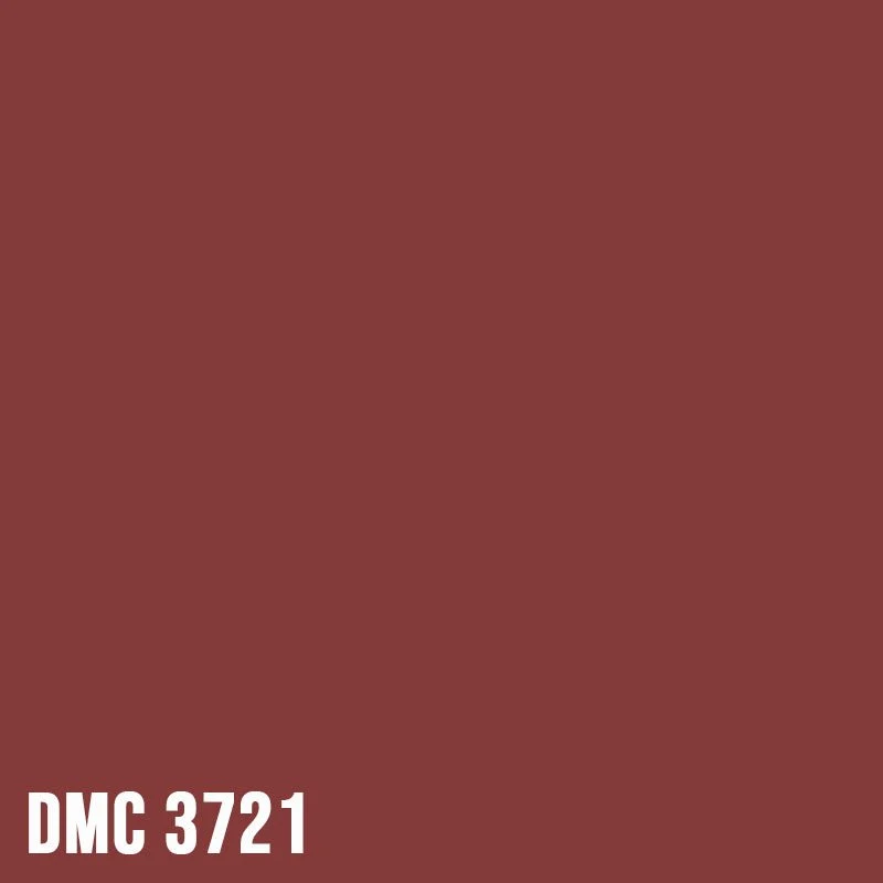 DMC 3721 Shell Pink - DK - eckig Diamond Painting Steine 2,5mm