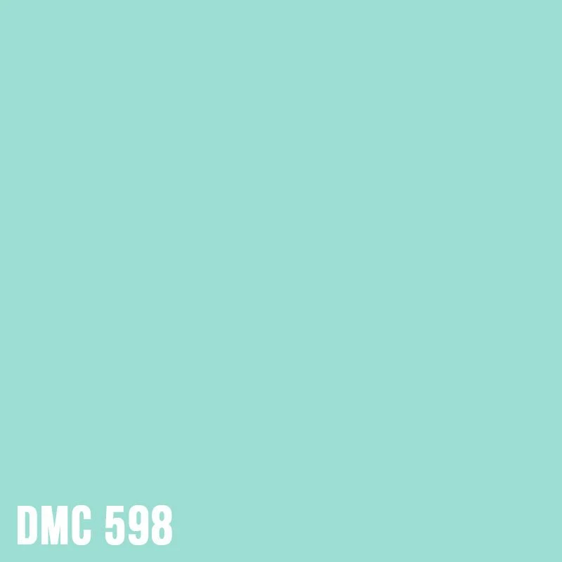 DMC 598 Turquoise - Light - eckig Diamond Painting Steine 2,5mm