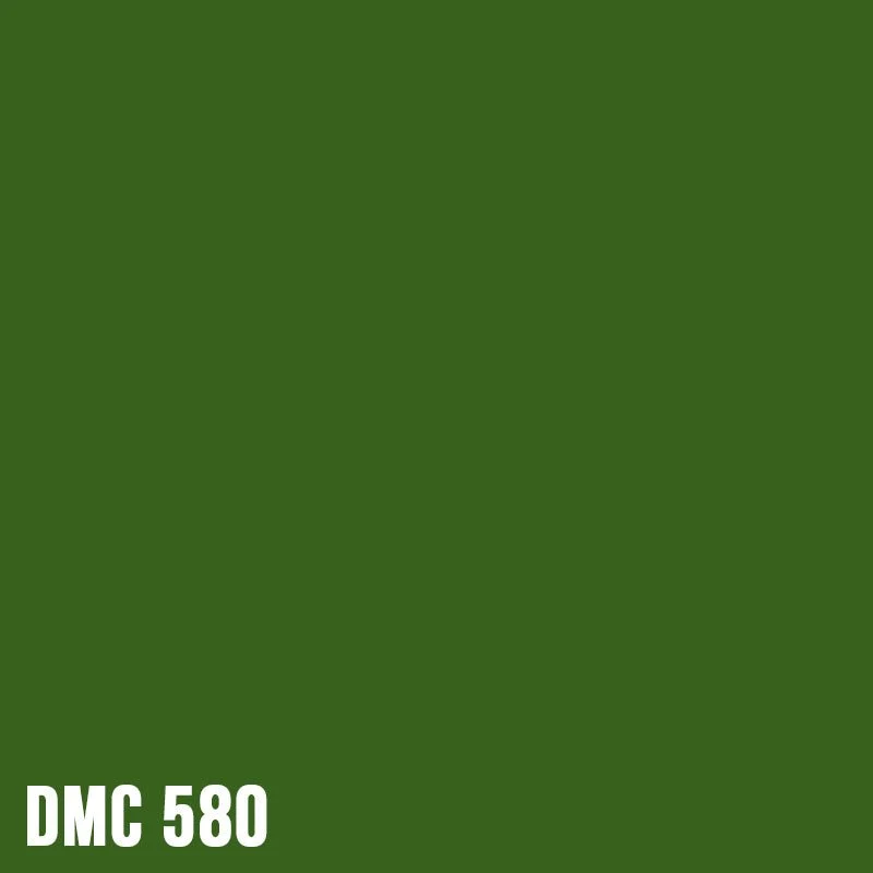 DMC 580 Moss Green - Dark - eckig Diamond Painting Steine 2,5mm