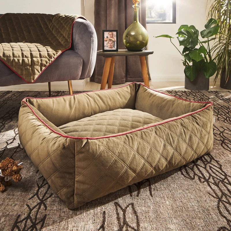 Hundebett Oxford Ortho oder Classic Olive
