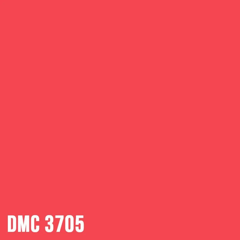 DMC 3705 Melon - Dark - eckig Diamond Painting Steine 2,5mm