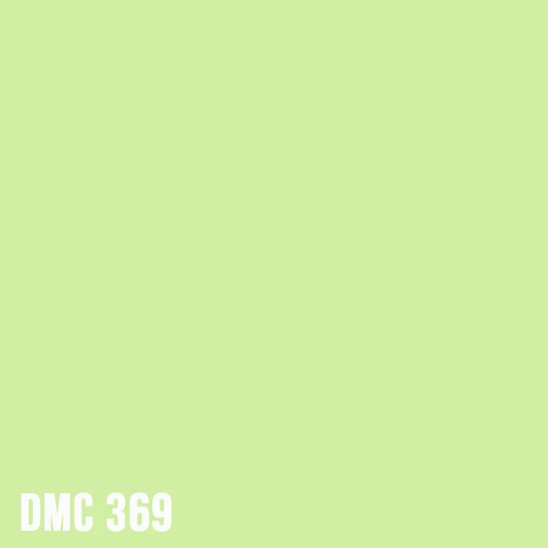 DMC 369 Pistachio Green - Very Light - eckig Diamond Painting Steine 2,5mm