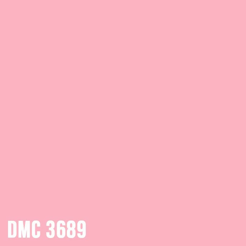 DMC 3689 Mauve - Light - eckig Diamond Painting Steine 2,5mm