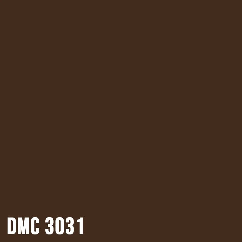 DMC 3031 Mocha Brown - Very Dark - eckig Diamond Painting Steine 2,5mm