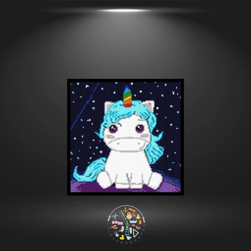'Unicorn' - Quadratisch, nachtleuchtend