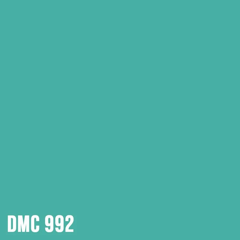 DMC 992 Aquamarine - Medium Light - eckig Diamond Painting Steine 2,5mm
