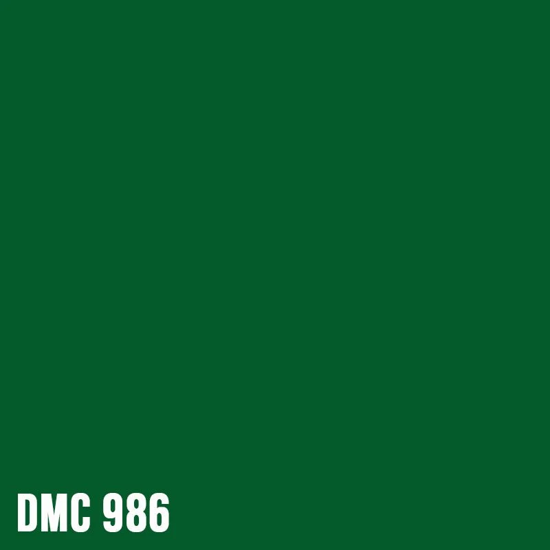 DMC 986 Forest Green - Very Dark - eckig Diamond Painting Steine 2,5mm