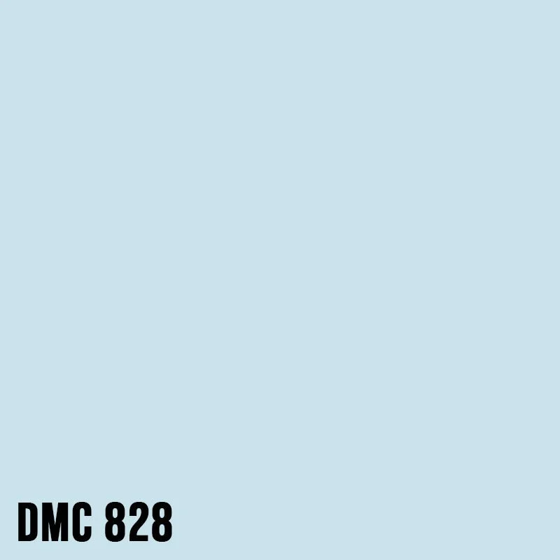 DMC 828 Blue - Ultra Very Light - eckig Diamond Painting Steine 2,5mm