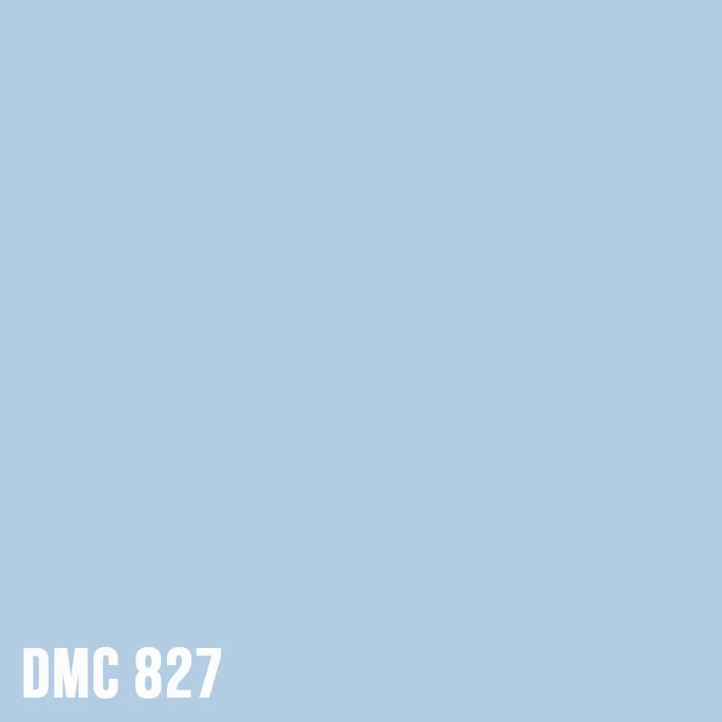 DMC 827 Blue - Very Light - eckig Diamond Painting Steine 2,5mm