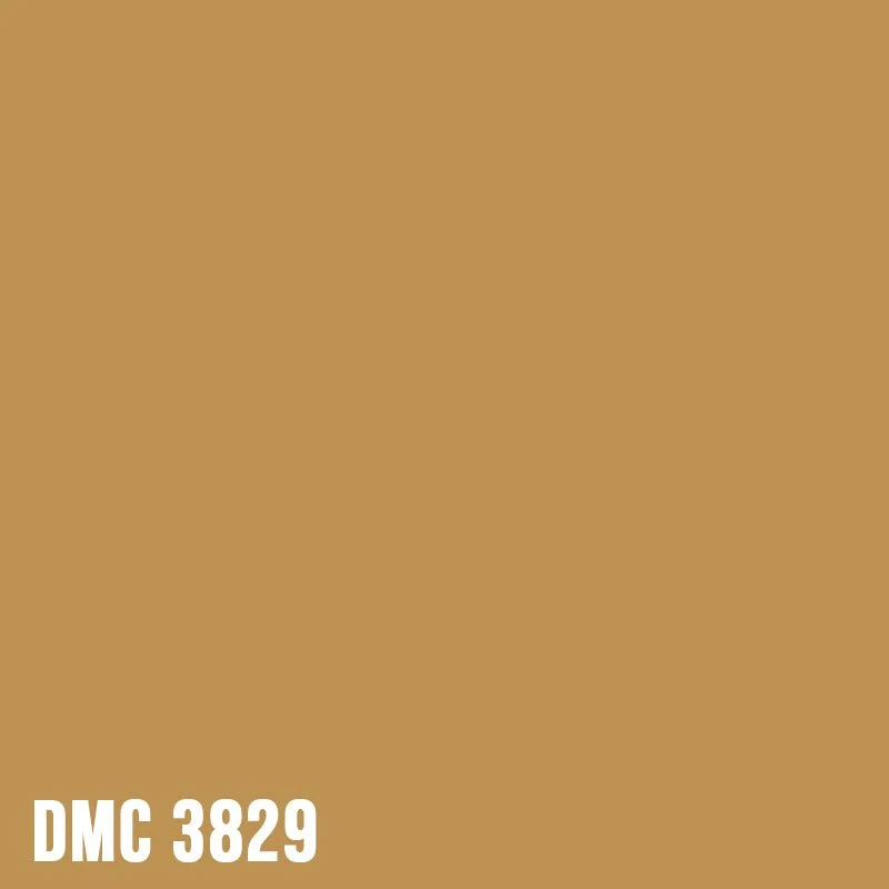DMC 3829 Old Gold - Very Dark - eckig Diamond Painting Steine 2,5mm