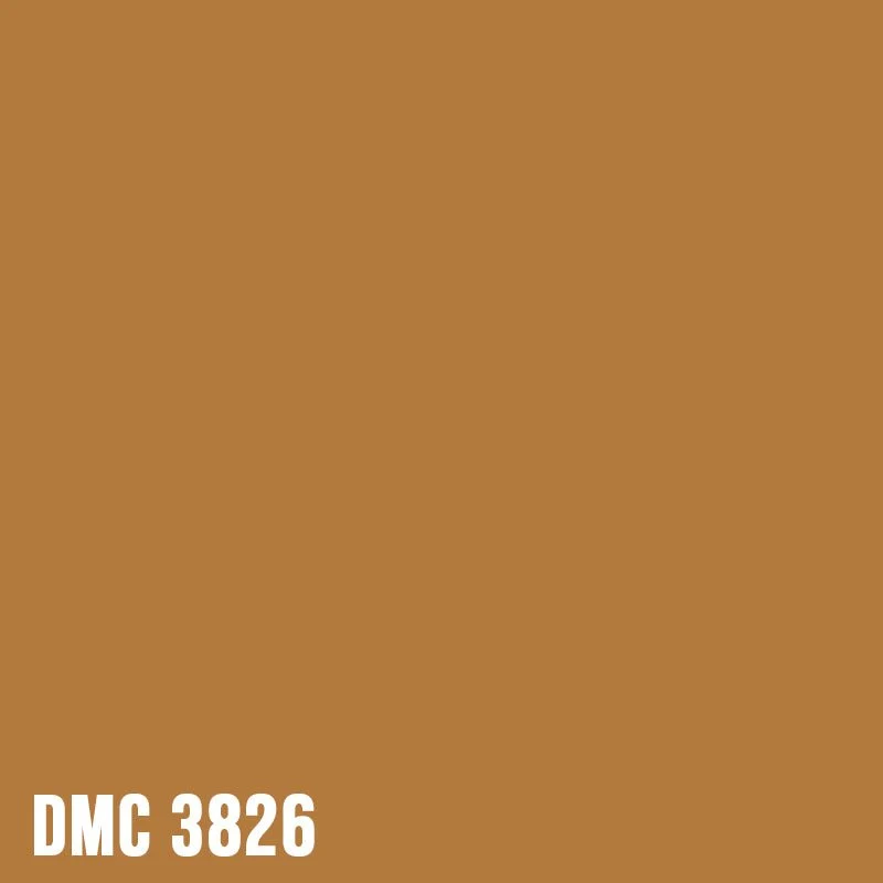 DMC 3826 Golden Brown - eckig Diamond Painting Steine 2,5mm
