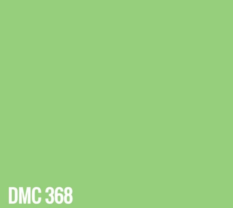 DMC 368 Pistachio Green-LT - eckig Diamond Painting Steine 2,5mm