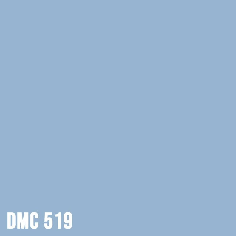 DMC 519 Sky Blue - eckig Diamond Painting Steine 2,5mm