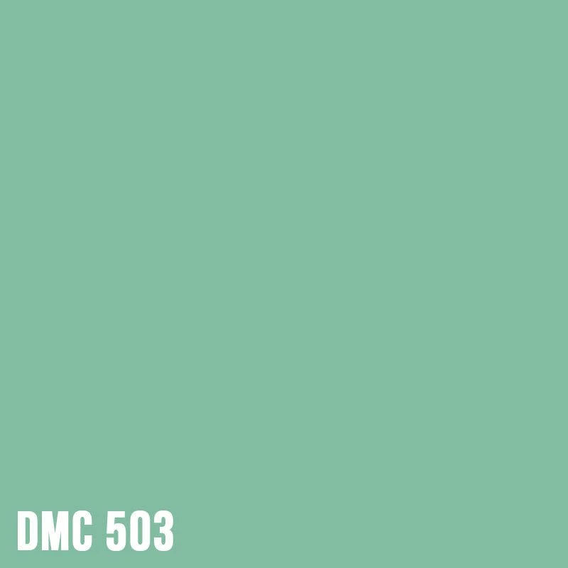 DMC 503 Blue Green - Medium - eckig Diamond Painting Steine 2,5mm