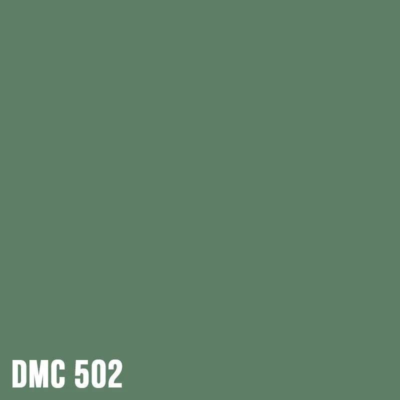 DMC 502 Blue Green - eckig Diamond Painting Steine 2,5mm