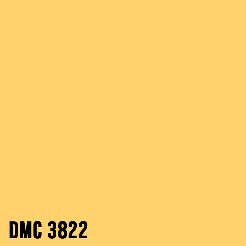 DMC 3822 Straw - Light - eckig Diamond Painting Steine 2,5mm