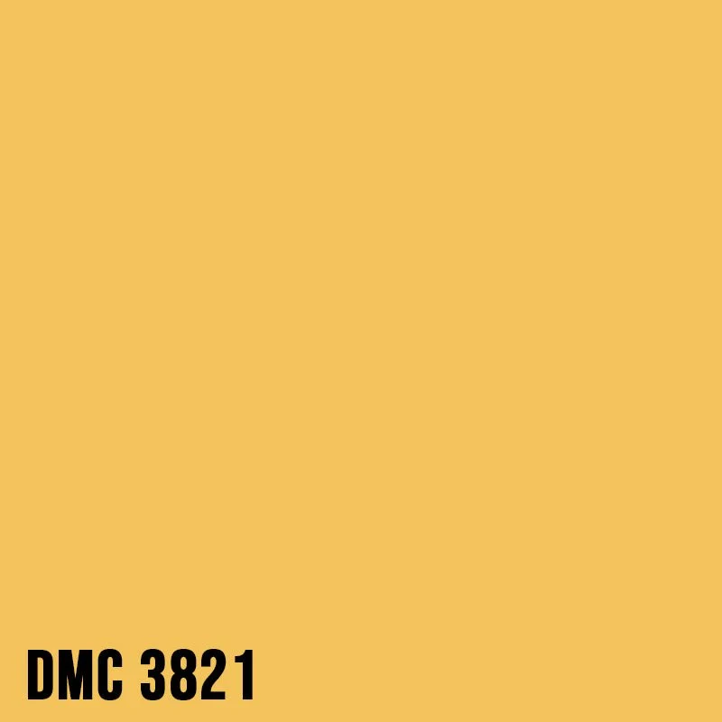 DMC 3821 Straw - eckig Diamond Painting Steine 2,5mm