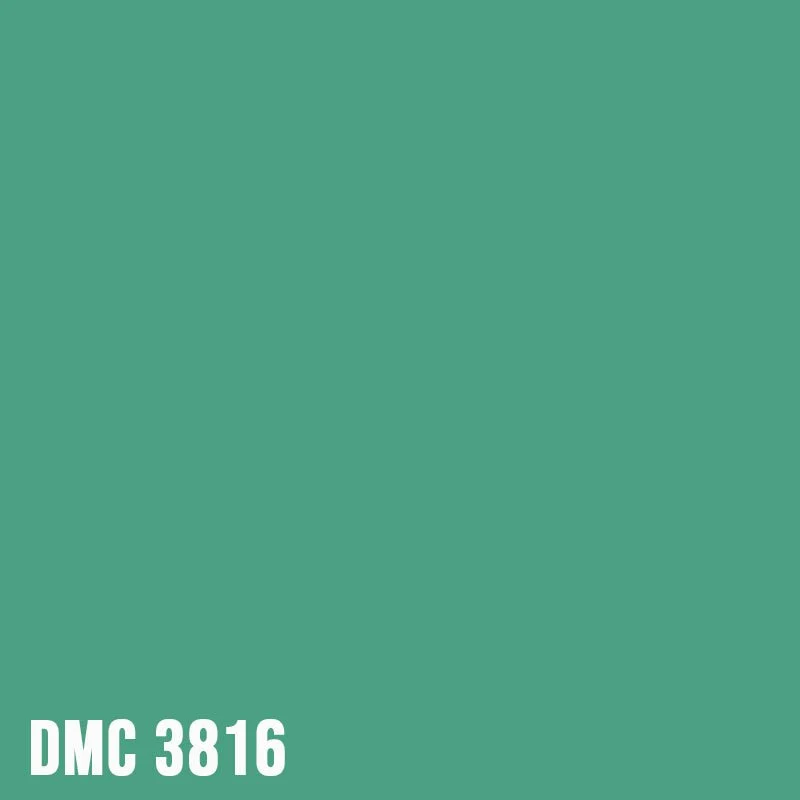 DMC 3816 Celadon Green - eckig Diamond Painting Steine 2,5mm