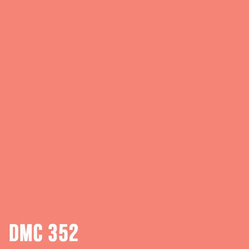 DMC 352 Coral - Light - eckig Diamond Painting Steine 2,5mm