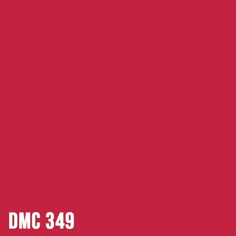 DMC 349 Coral - Dark - eckig Diamond Painting Steine 2,5mm