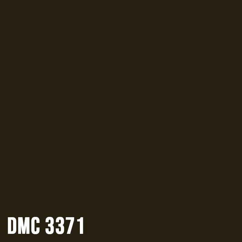 DMC 3371 Black Brown - eckig Diamond Painting Steine 2,5mm
