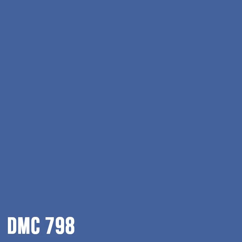 DMC 798 Delft - Dark - eckig Diamond Painting Steine 2,5mm