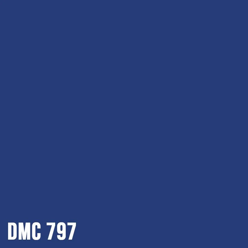 DMC 797 Royal Blue - eckig Diamond Painting Steine 2,5mm