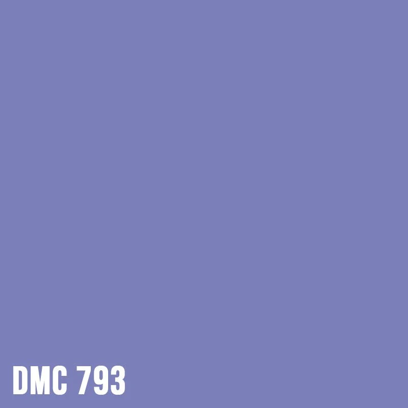 DMC 793 Cornflower Blue - Medium - eckig Diamond Painting Steine 2,5mm