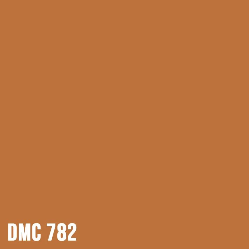 DMC 782 Topaz Very Dark - eckig Diamond Painting Steine 2,5mm