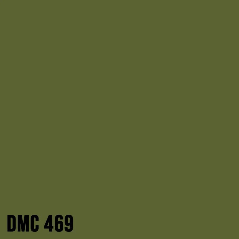 DMC 469 Avocado Green - eckig Diamond Painting Steine 2,5mm