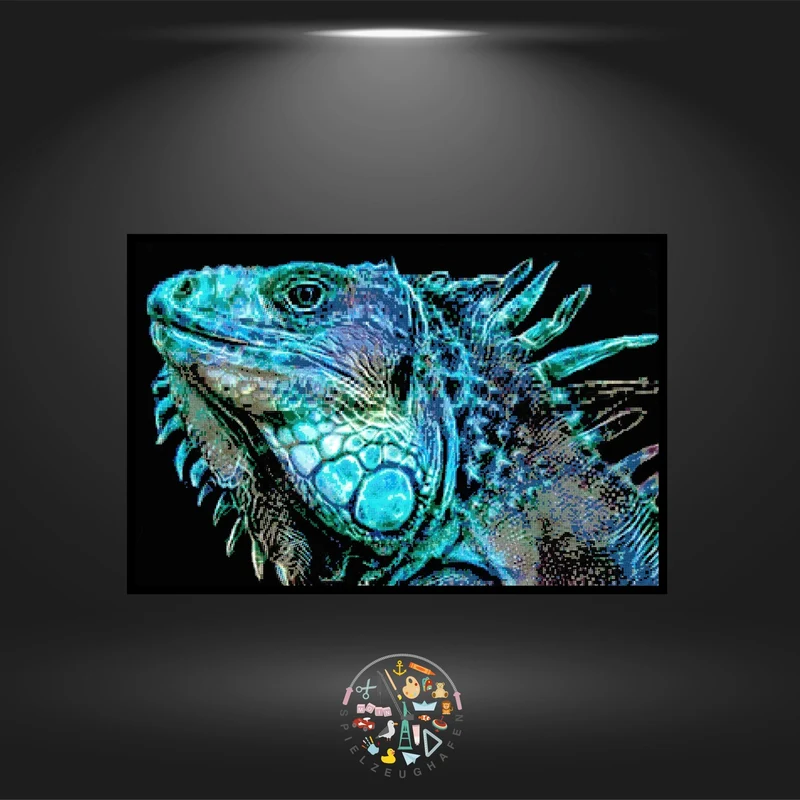 'Leguan' - Strass / Rhinestone