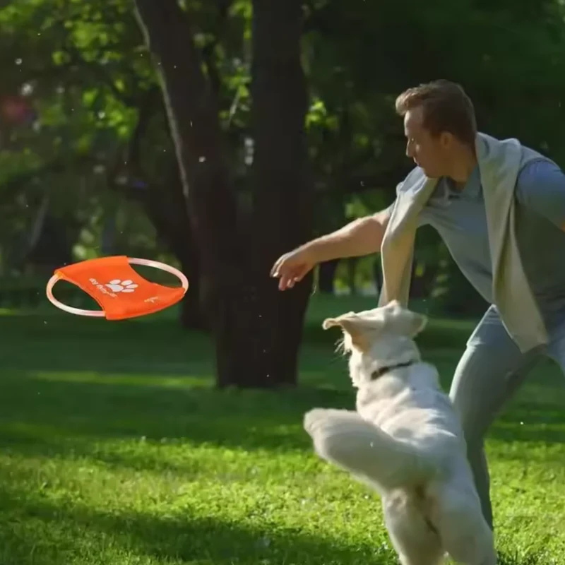LED Frisbee für Hunde wiederaufladbar und wasserdicht